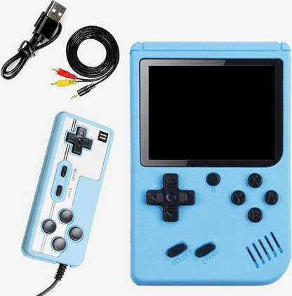 CConsola de juegos portátil, pantalla LCD de 3", soporta dos jugadores, con 500 juegos clásicos