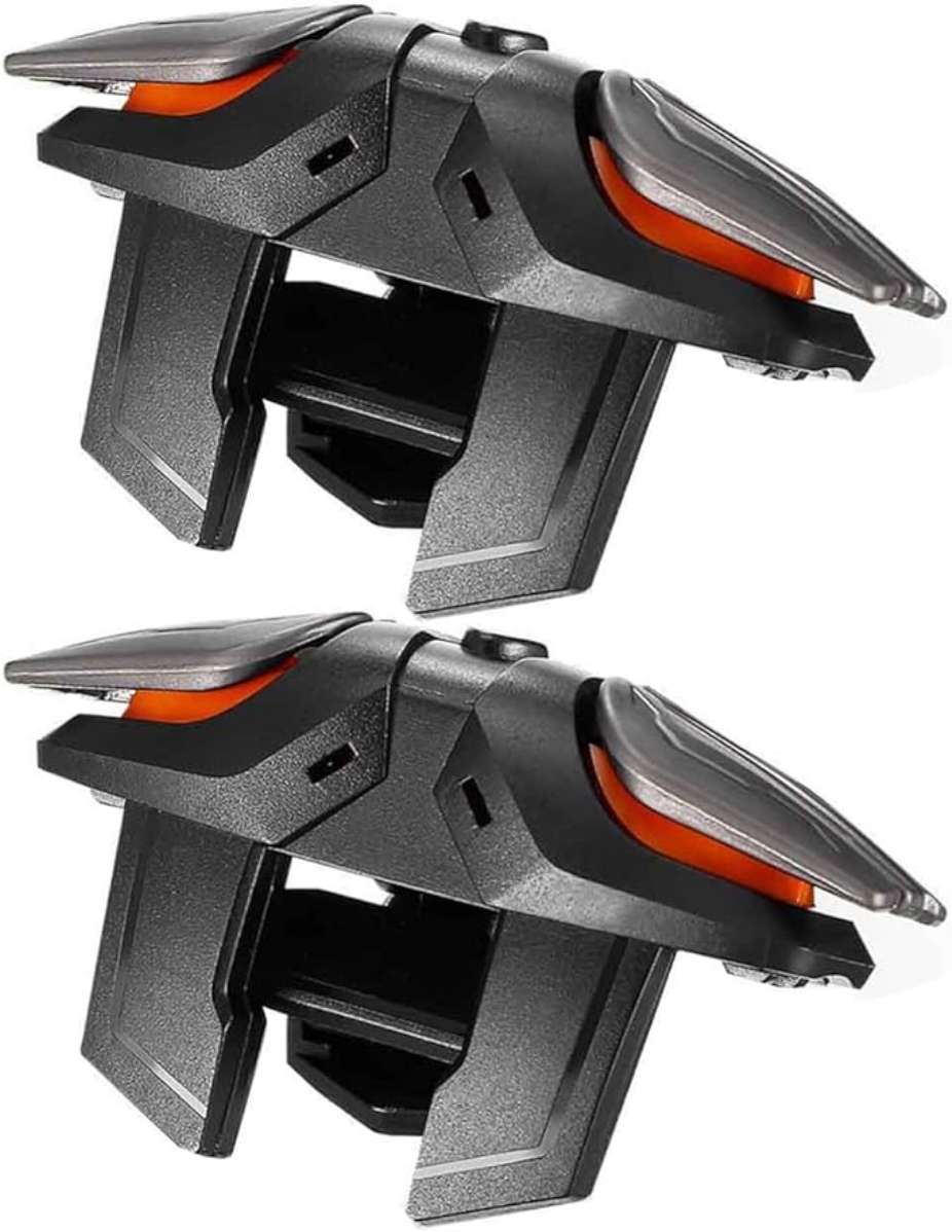 Gatillos de juego para teléfono, accesorio de controlador de juego móvil de 2 piezas