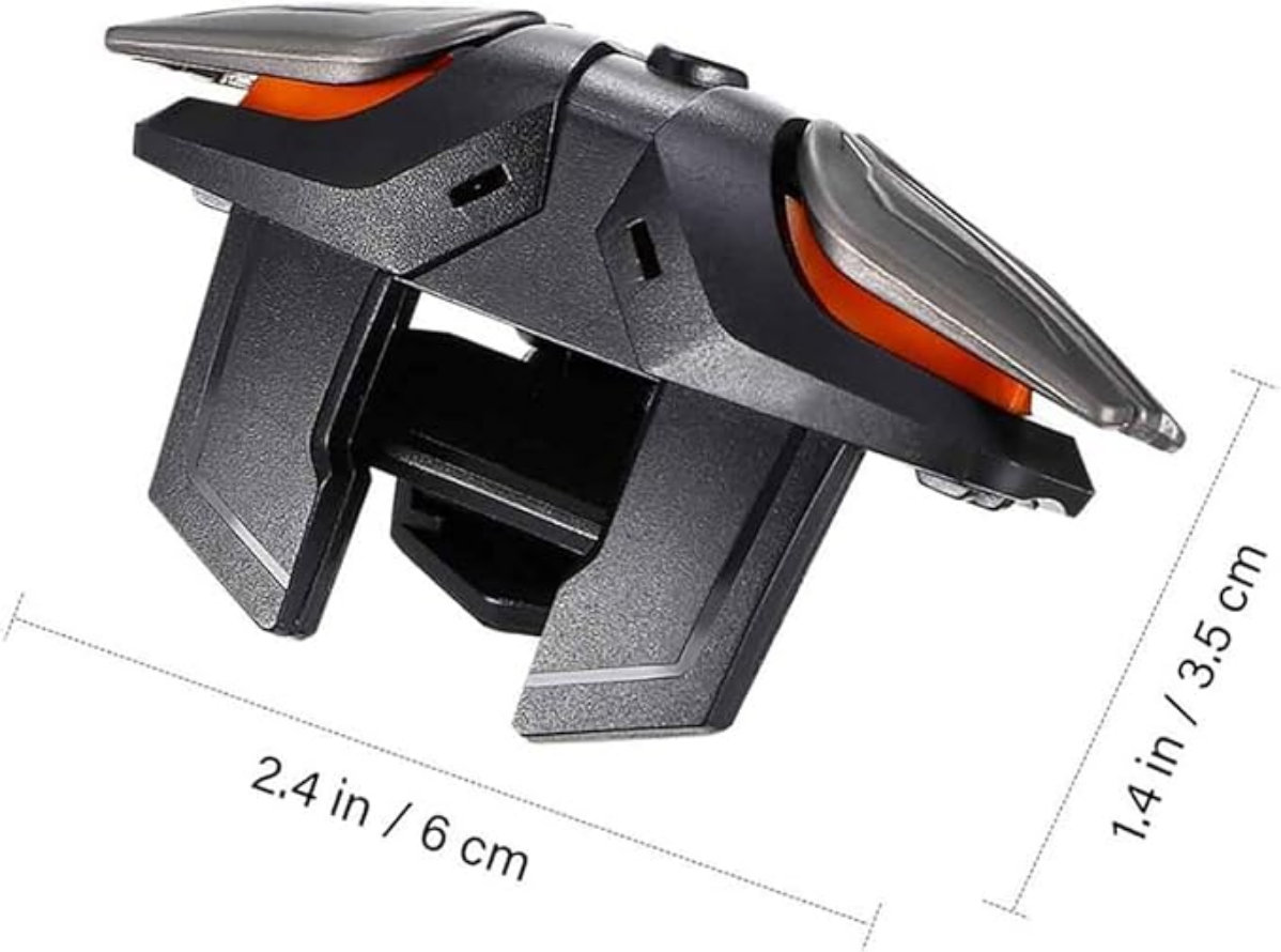 Gatillos de juego para teléfono, accesorio de controlador de juego móvil de 2 piezas